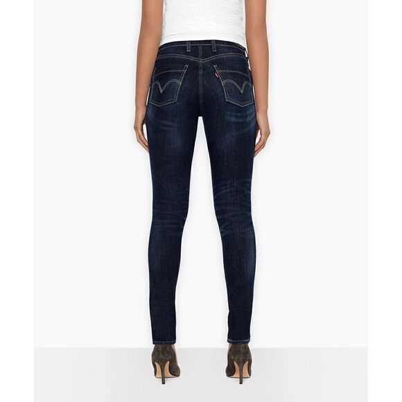 Levi's Women's 529 Dark Blue Curvy Skinny Leg Jeans (155860012) Size 12M W31/L32 - Picture 1 of 14